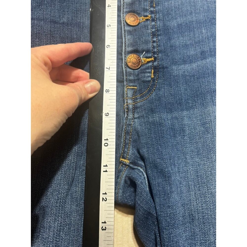 Madewell Women's 10-inch High Waist Roadtripper Skinny Jeans Button Fly - Picture 7 of 11